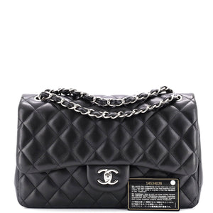 Classic Double Flap Bag Quilted Lambskin Jumbo