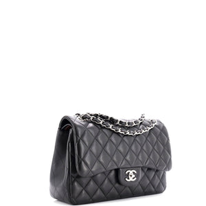 Classic Double Flap Bag Quilted Lambskin Jumbo