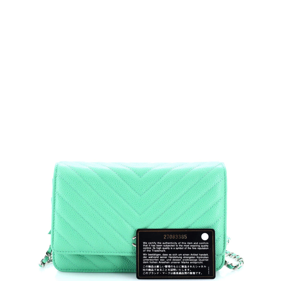 Wallet on Chain Chevron Caviar