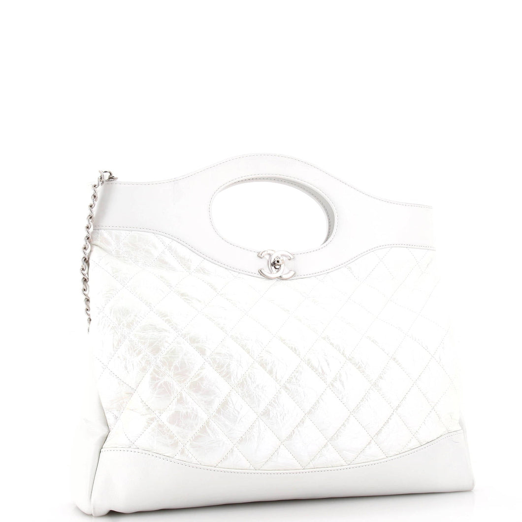 31 Shopping Bag Quilted Calfskin Large
