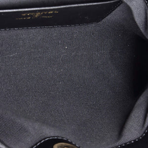 31 Shopping Bag Clutch with Chain Quilted Shiny Crumpled Calfskin Small