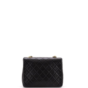 Vintage Square Classic Flap Bag Quilted Lambskin Small