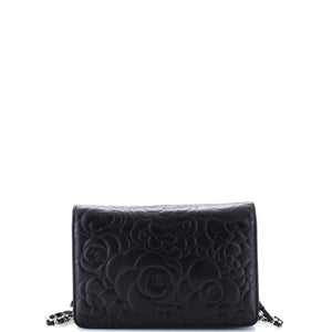 Wallet on Chain Camellia Lambskin