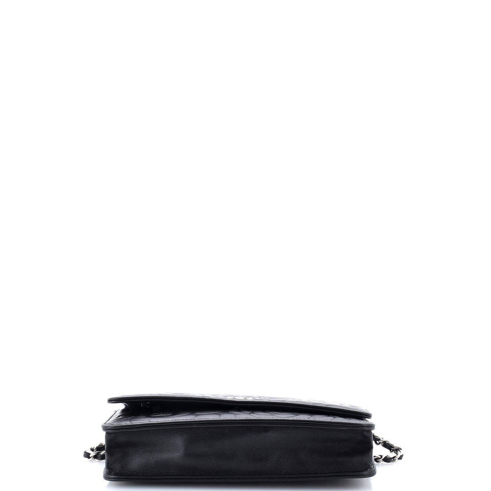 Wallet on Chain Camellia Lambskin