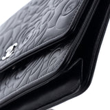 Wallet on Chain Camellia Lambskin