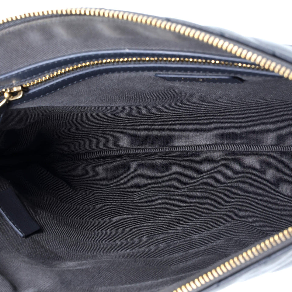 O Case Clutch Chevron Lambskin Medium
