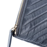 O Case Clutch Chevron Lambskin Medium