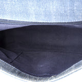 Boy Flap Bag Chevron Denim New Medium