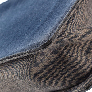 Boy Flap Bag Chevron Denim New Medium