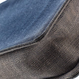 Boy Flap Bag Chevron Denim New Medium