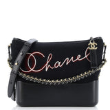 Paris-Hamburg Gabrielle Hobo Embroidered Wool and Calfskin Medium