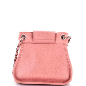 Mademoiselle Lock Accordion Shoulder Bag Leather Small