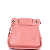 Mademoiselle Lock Accordion Shoulder Bag Leather Small