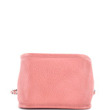 Mademoiselle Lock Accordion Shoulder Bag Leather Small