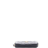 CC Zip Coin Purse Quilted Lambskin Small