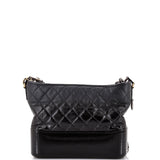 Gabrielle Hobo Quilted Goatskin and Patent Medium