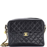 Vintage Front Pocket Camera Bag Quilted Caviar Medium