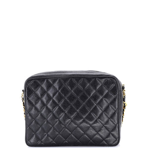 Vintage Front Pocket Camera Bag Quilted Caviar Medium