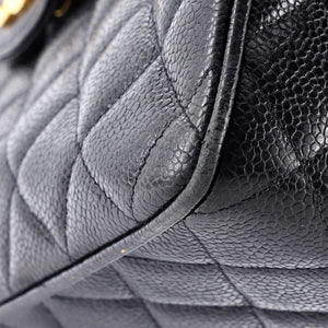 Vintage Front Pocket Camera Bag Quilted Caviar Medium