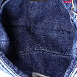 Coco Beach Messenger Bag Quilted Denim Mini