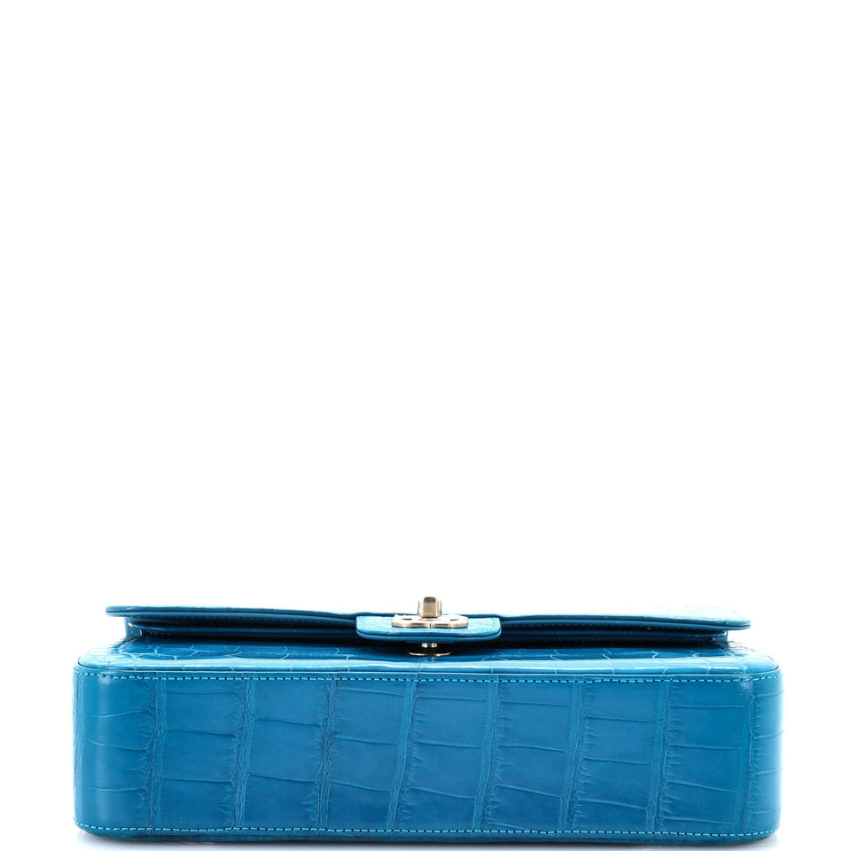 Classic Double Flap Bag Alligator Medium