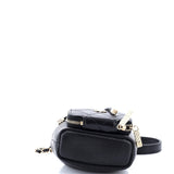 Business Affinity Drawstring Bucket Bag Quilted Caviar Mini