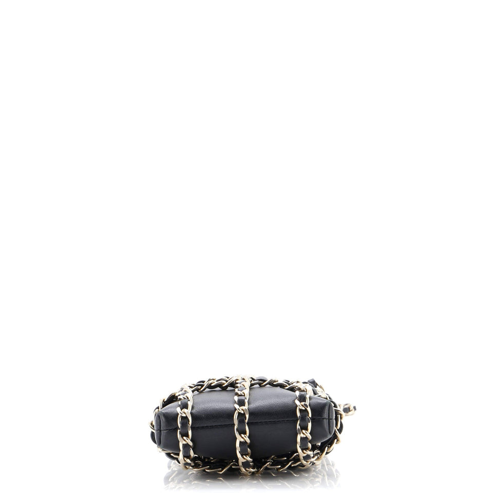 Tech Me Out Clutch With Chain Lambskin