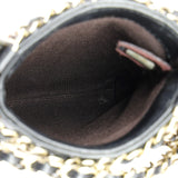Tech Me Out Clutch With Chain Lambskin