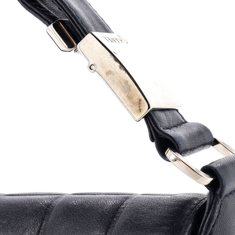 Chocolate Bar CC Flap Bag Quilted Leather East West