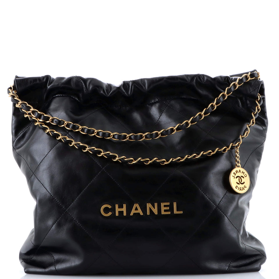 22 Chain Hobo Quilted Calfskin Medium