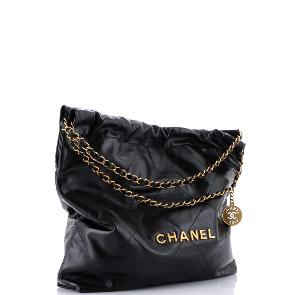 22 Chain Hobo Quilted Calfskin Medium
