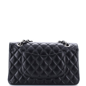 Classic Double Flap Bag Quilted Caviar Medium