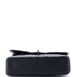 Classic Double Flap Bag Quilted Caviar Medium