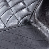 Classic Double Flap Bag Quilted Caviar Medium