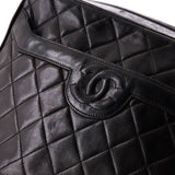 Vintage Camera Tassel Bag Quilted Leather Large