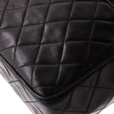Vintage Camera Tassel Bag Quilted Leather Large