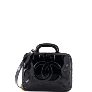 Vintage Timeless Zip Around Vanity Case Patent Small
