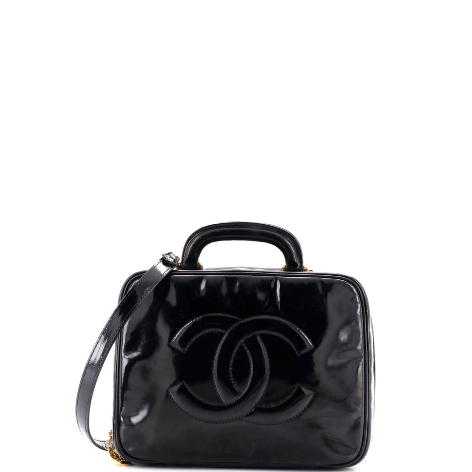 Vintage Timeless Zip Around Vanity Case Patent Small