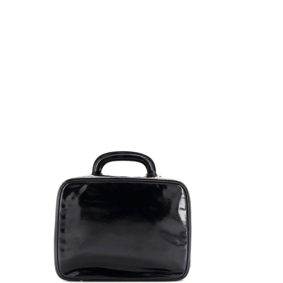 Vintage Timeless Zip Around Vanity Case Patent Small