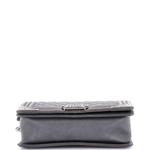 Paris-Dallas Boy Flap Bag Quilted Calfskin with Metal Adornments Old Medium