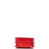CC Compartment Chain Top Handle Bag Quilted Lambskin Mini