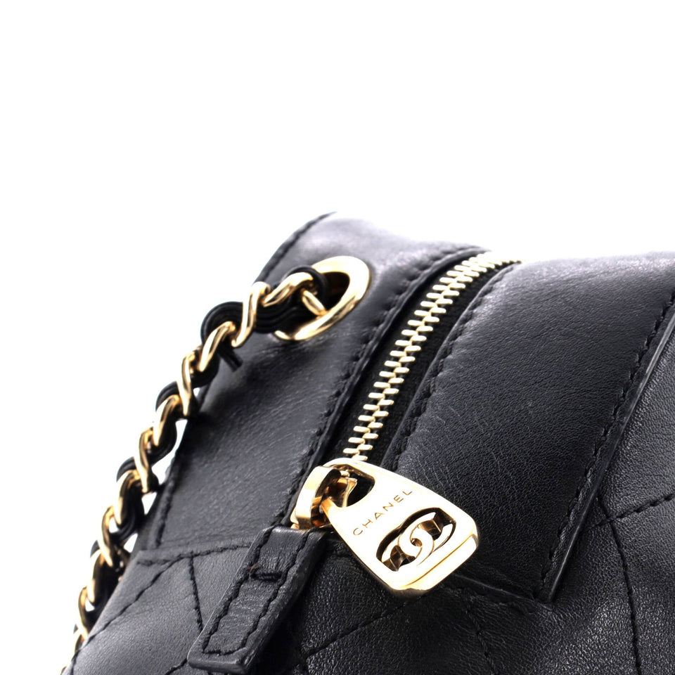 Covered CC Camera Bag Stitched Calfskin