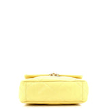 19 Flap Bag Quilted Leather Medium