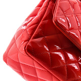 Classic Double Flap Bag Quilted Patent Medium