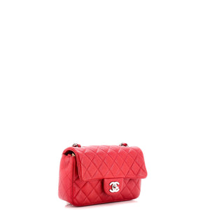 Classic Single Flap Bag Quilted Caviar Mini