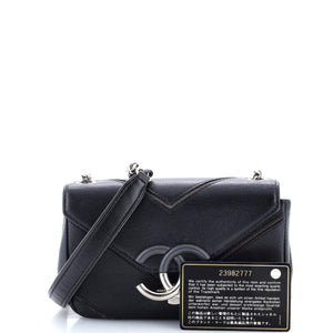 Macro Flap Bag Chevron Caviar Small