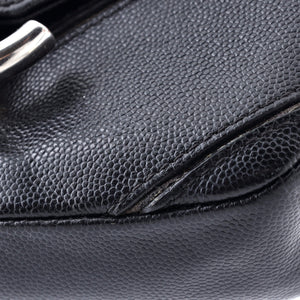 Macro Flap Bag Chevron Caviar Small