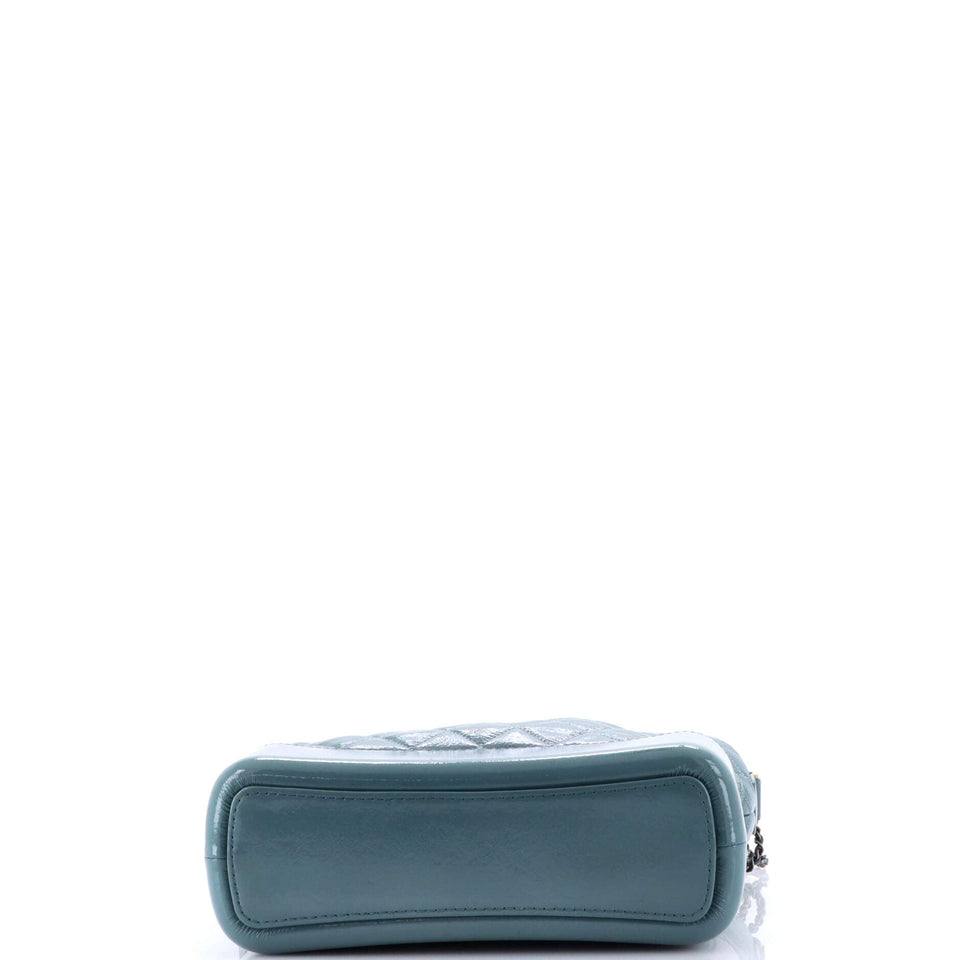 Gabrielle Hobo Quilted Goatskin and Patent Medium