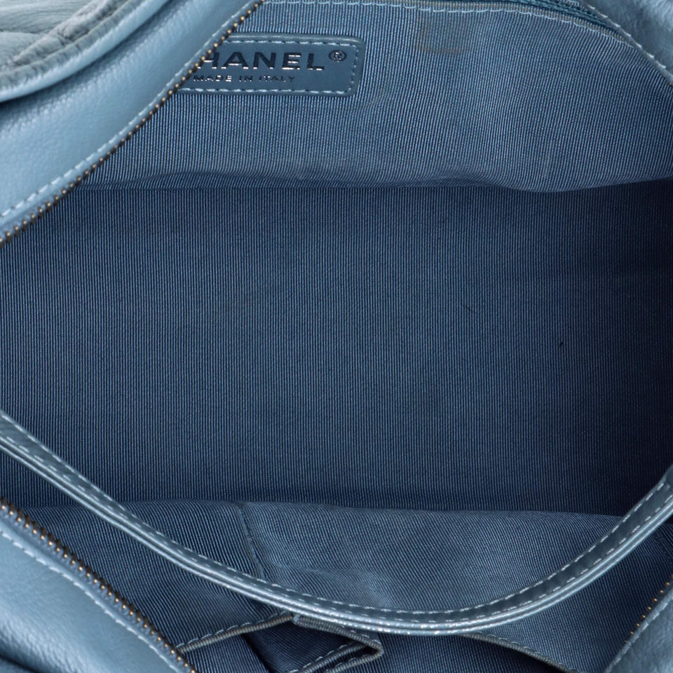 Gabrielle Hobo Quilted Goatskin and Patent Medium