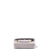 Business Affinity Flap Clutch with Chain Quilted Caviar